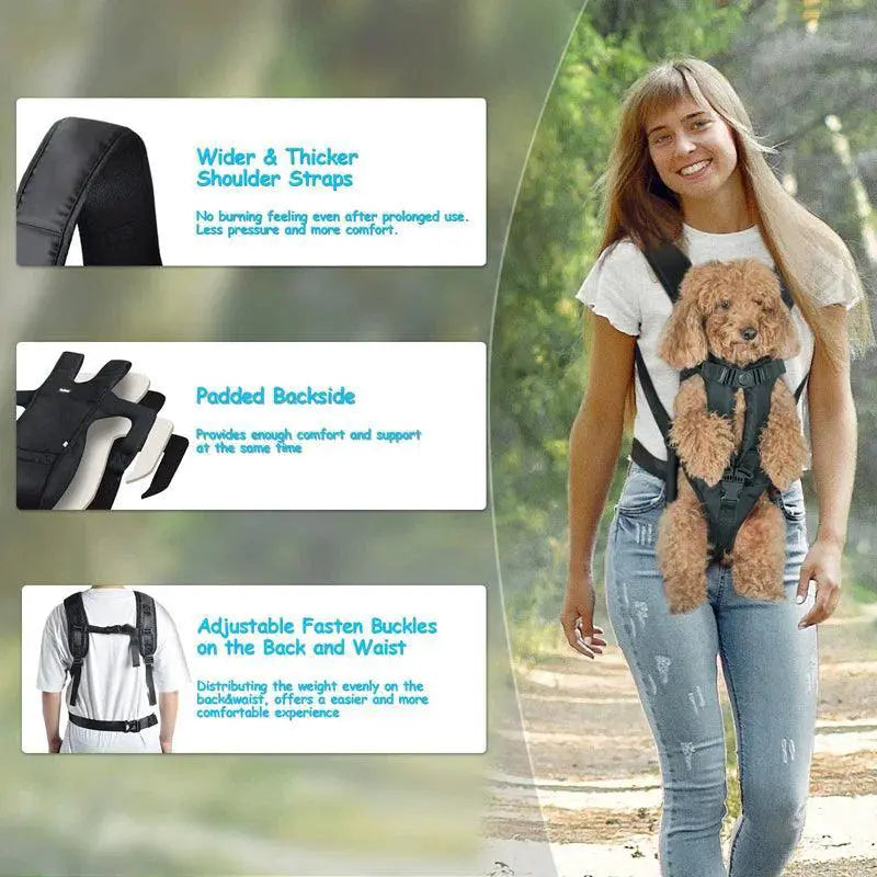 Benepaw Dog Carrier Backpack Safe Hands Free Travel