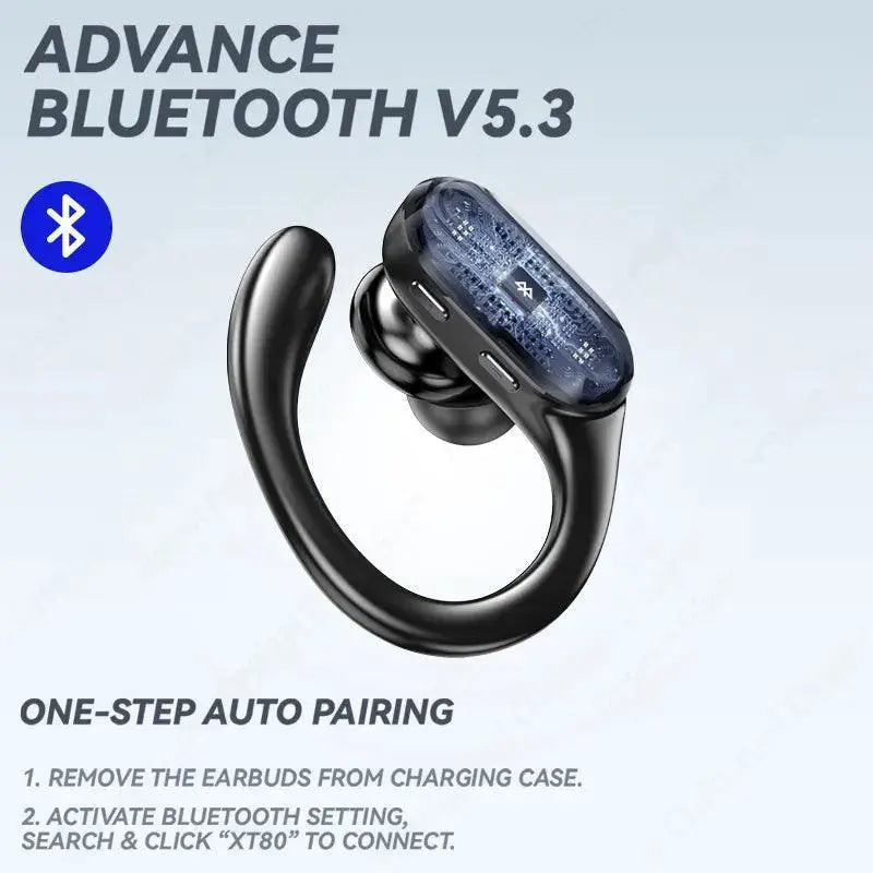 XT80 Bluetooth Earbuds Waterproof Fitness Headphones