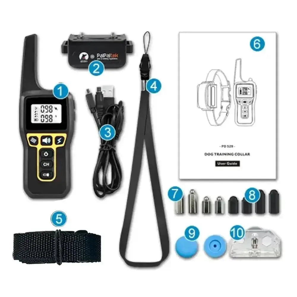 Dog Training Collar With Remote Control And Auto Modes