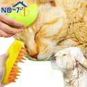 Cat Steam Grooming Brush Hair Removal