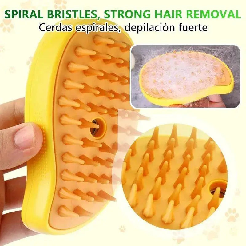 Steamy Cat Brush Hot Steam Grooming Comb For Hair Removal