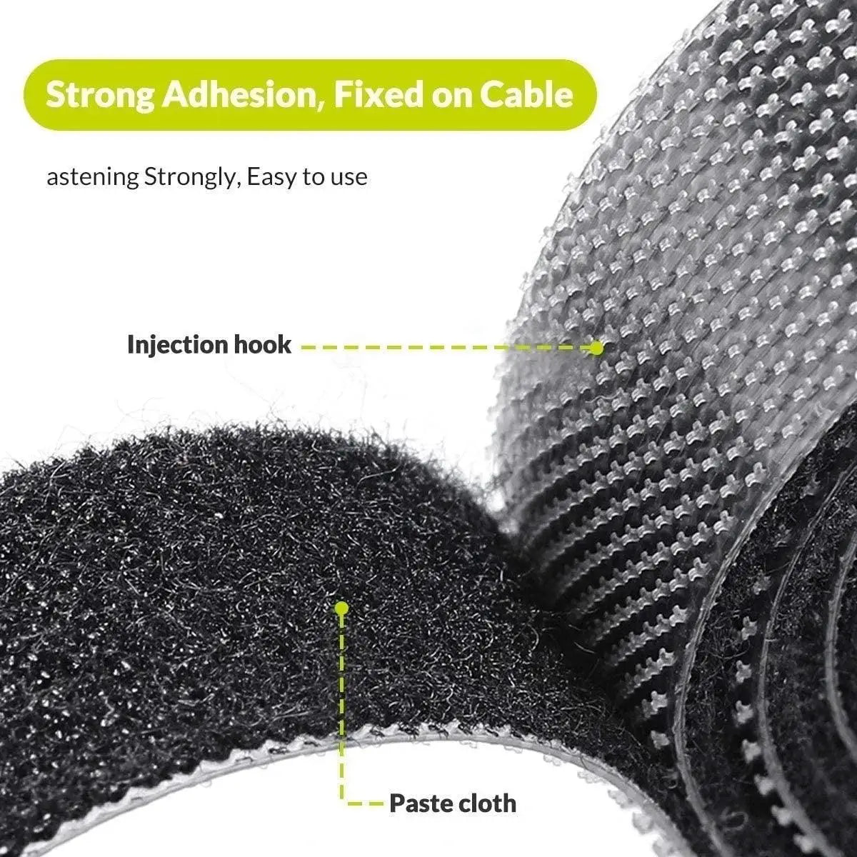 5m Nylon Cable Organizer for Tidy Workspaces and Devices