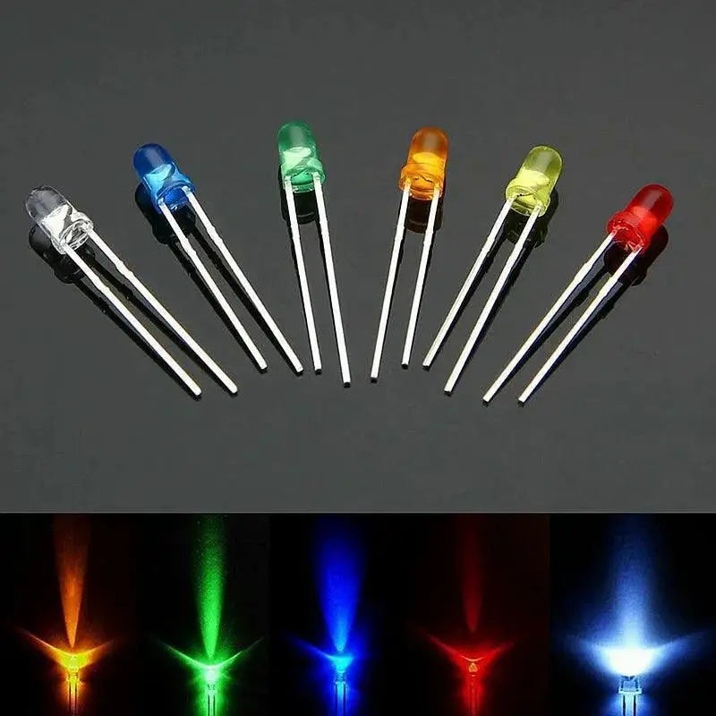 LED Diodes Assorted Kit Vibrant Colors For Projects