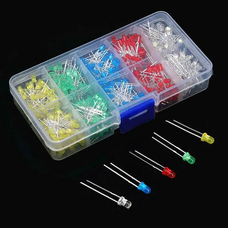 LED Diodes Assorted Kit Vibrant Colors For Projects