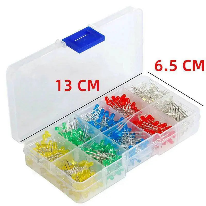 LED Diodes Assorted Kit Vibrant Colors For Projects