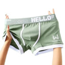 Breathable Cotton Boxer Briefs for Men