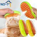 Cat Steamy Electric Spray Grooming Brush For Cats Deluxe