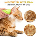 Cat Steamy Electric Spray Grooming Brush For Cats Deluxe