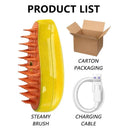 Cat Steamy Electric Spray Grooming Brush For Cats Deluxe
