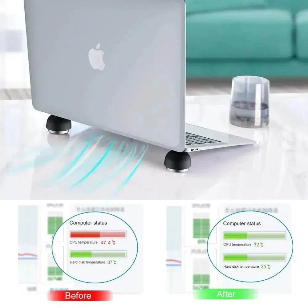 Oatsbasf Portable Laptop Stand Ergonomic Cooler for MacBook