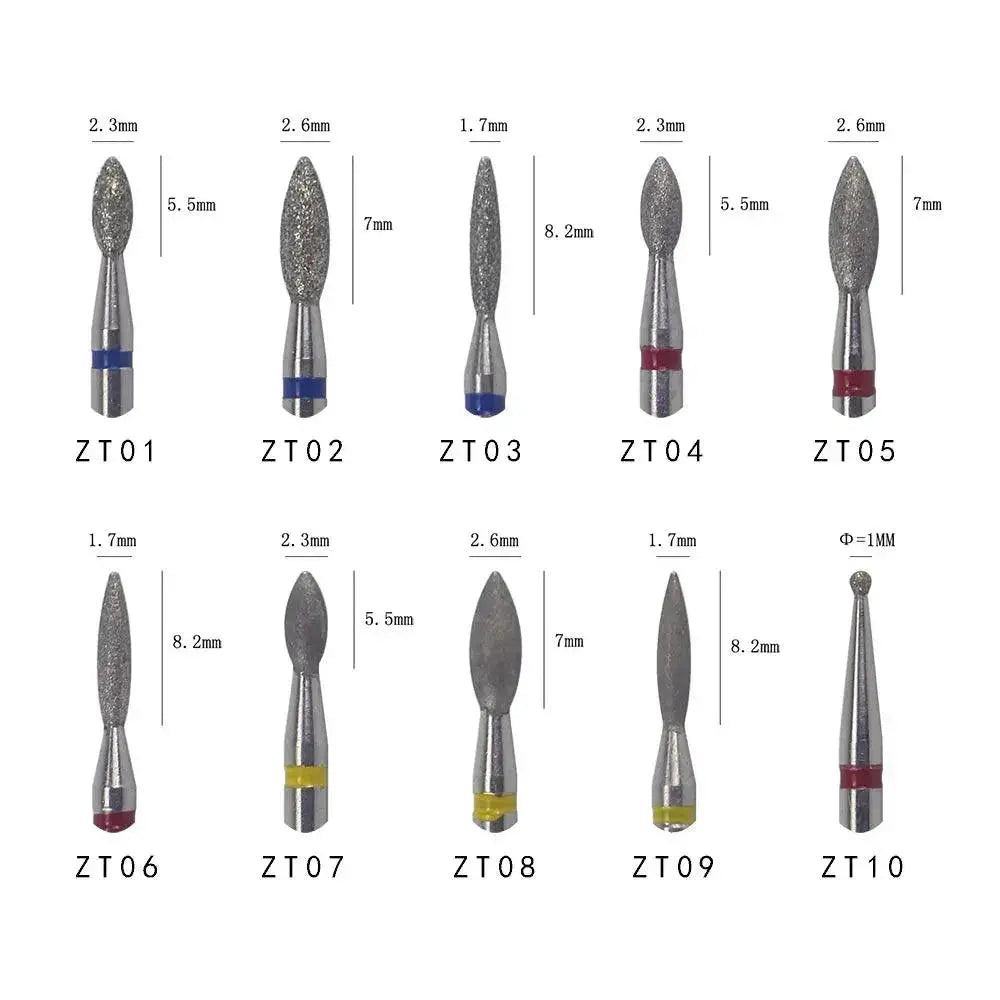 Diamond Nail Drill Bits Set for Salon Quality at Home