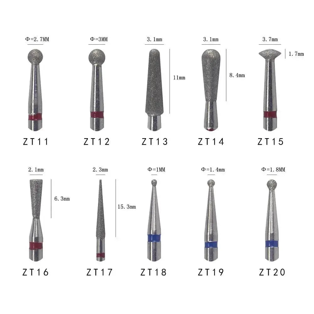 Diamond Nail Drill Bits Set for Salon Quality at Home