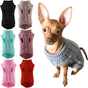 Warm and Stylish Turtleneck Sweater for Small Dogs and Cats