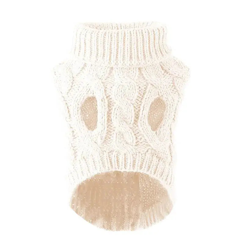 Warm and Stylish Turtleneck Sweater for Small Dogs and Cats