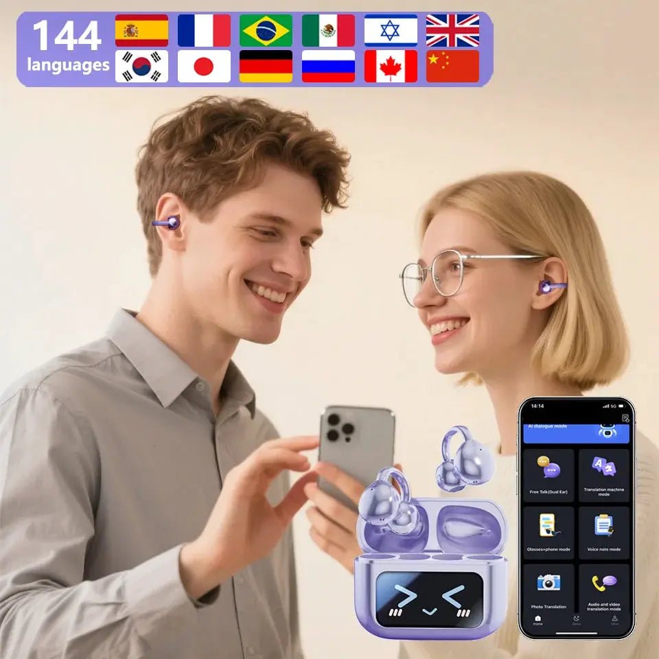 OurLum Real Time Translation Earbuds - 144 Languages