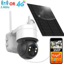 4G Solar PTZ Security Camera For Home