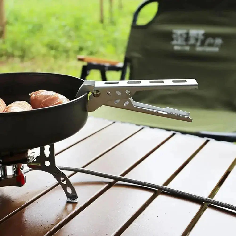 Outdoor Anti Scald Pot Gripper Clip For BBQ Cooking