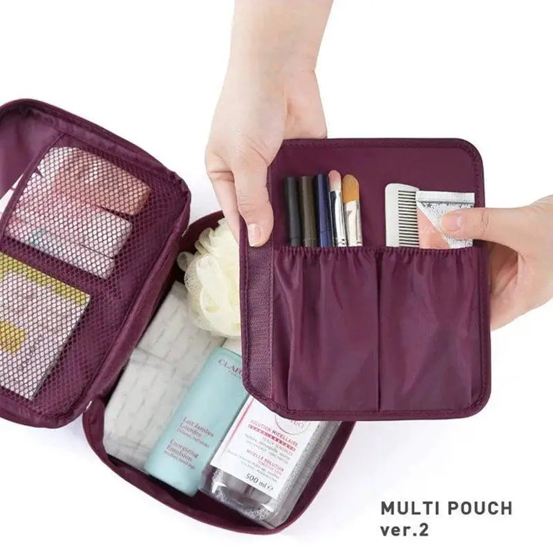 Outdoor Girl Makeup Bag Stylish High Capacity Organizer