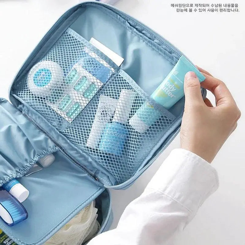 Outdoor Girl Makeup Bag Stylish High Capacity Organizer