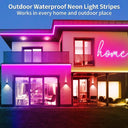 Outdoor RGBIC LED Strip With Music Sync