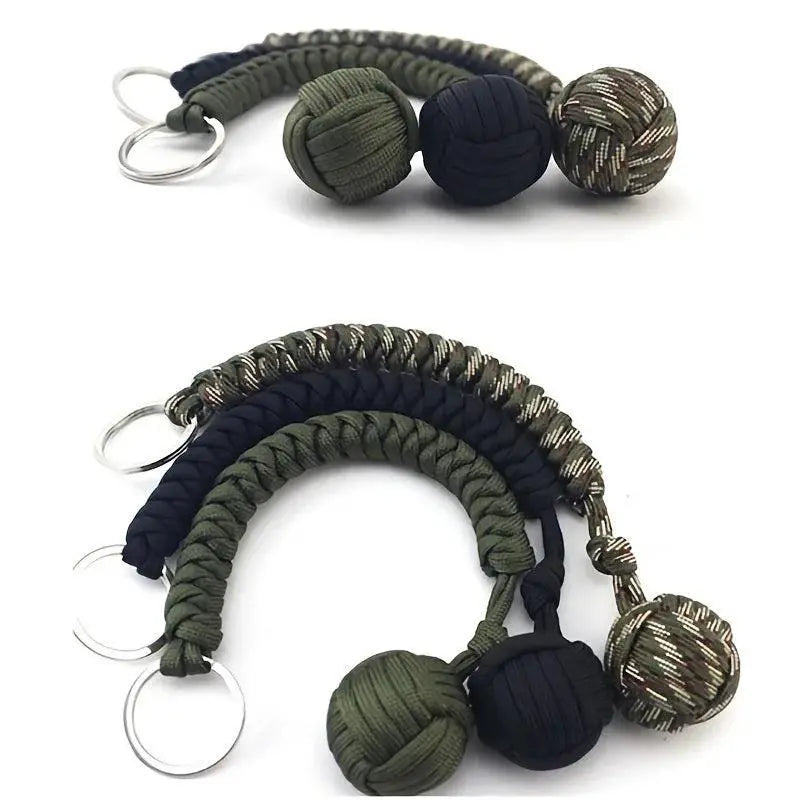 Outdoor Survival Paracord Key Chain Multi Tool Pro Gear
