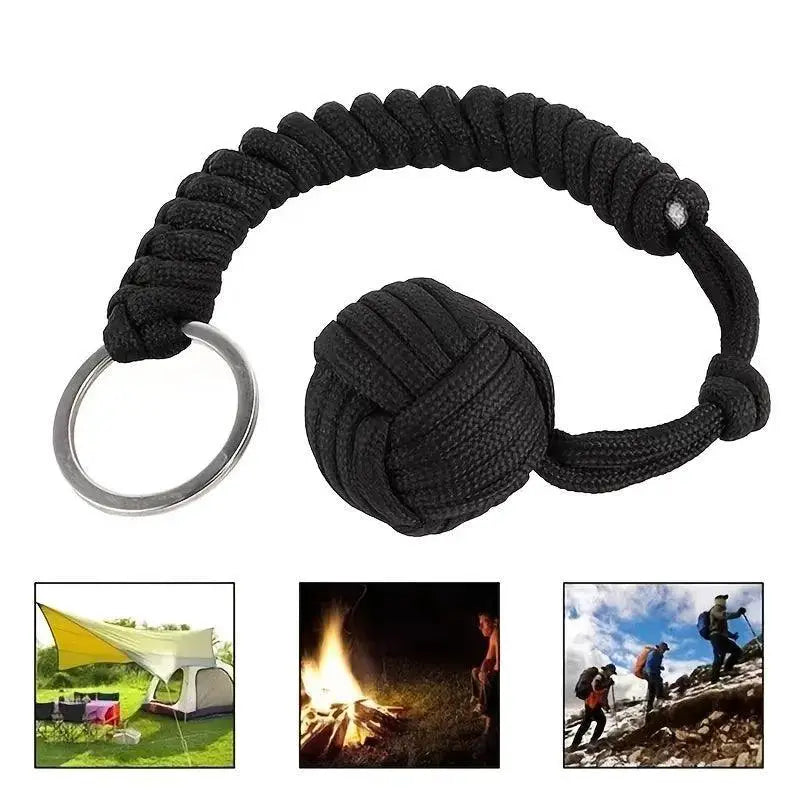Outdoor Survival Paracord Key Chain Multi Tool Pro Gear