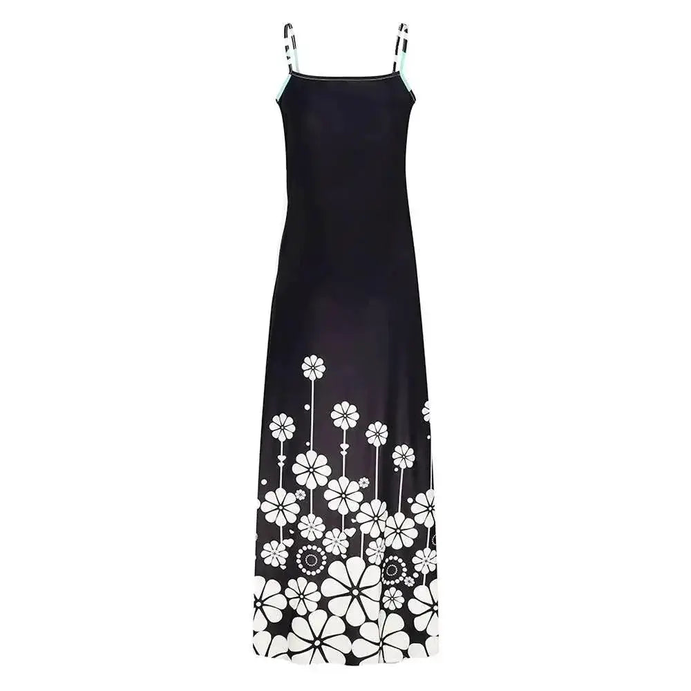 Oversized Bohemian Maxi Dress For Summer Beach Style - OurLum.com