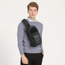 OZUKO Waterproof Chest Bag with USB Charging Backpack Design