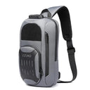 OZUKO Waterproof Chest Bag with USB Charging Backpack Design