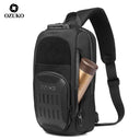 OZUKO Waterproof Chest Bag with USB Charging Backpack Design
