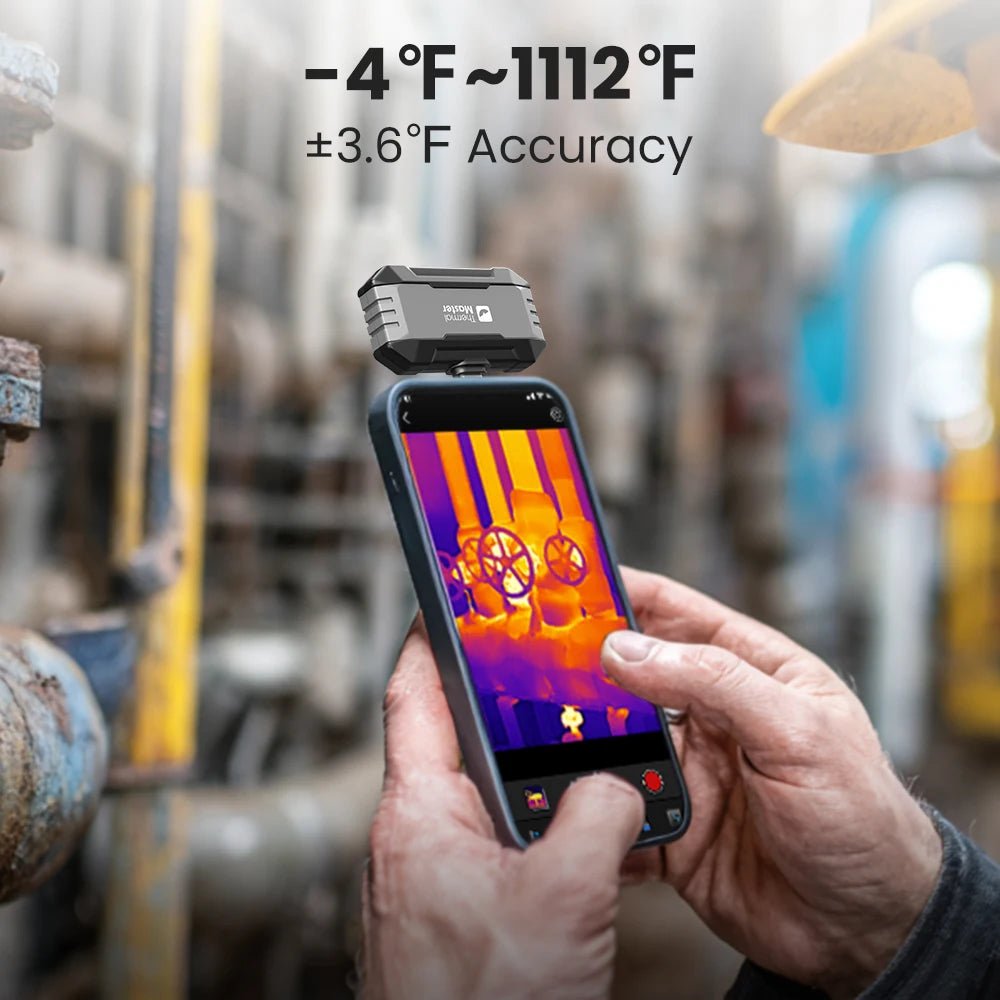 P1 Thermal Camera Pro - Android And IPhoneX 320x240 IR 600C 25Hz HVAC Inspection