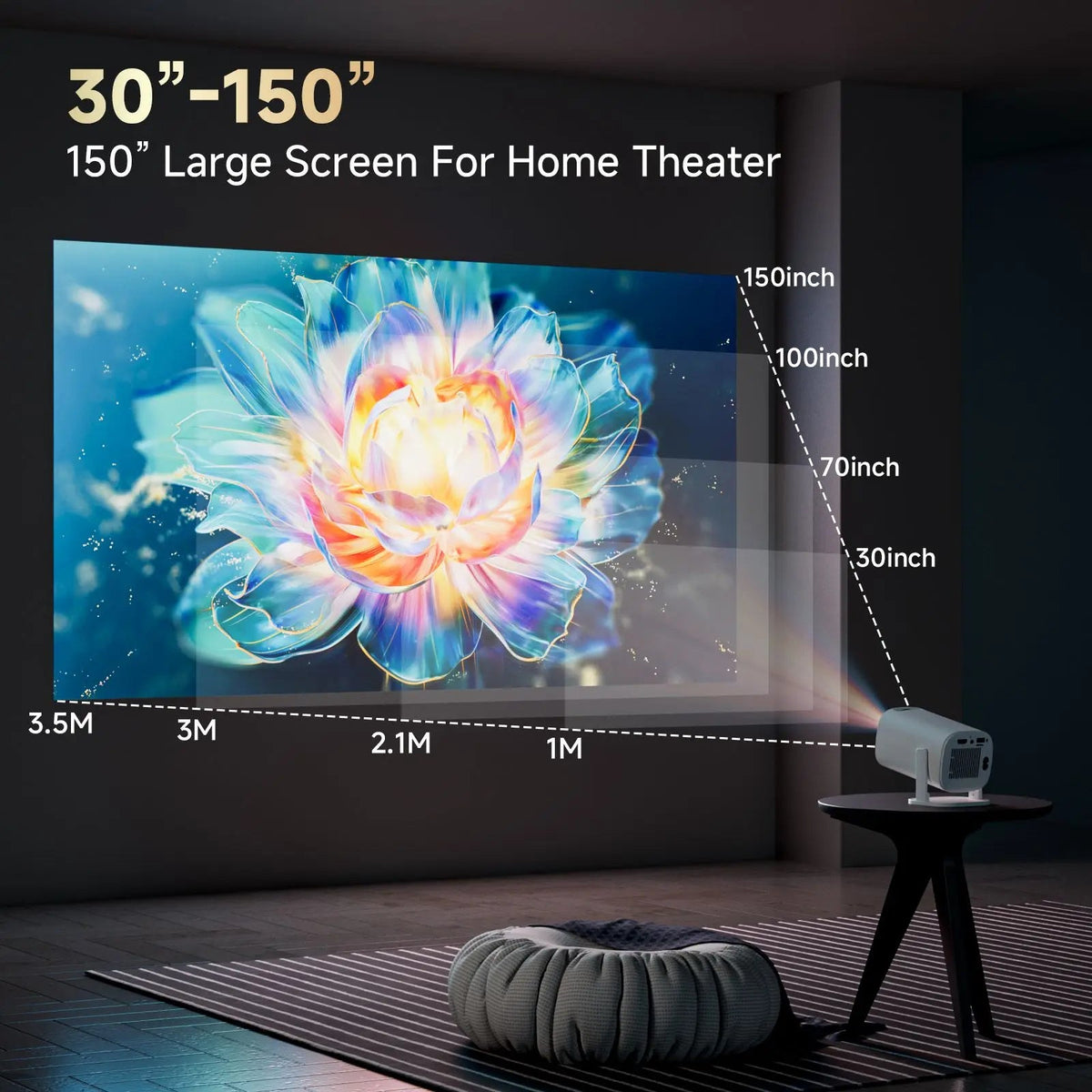 Pro Mini Projector for Movie Night — product view 10