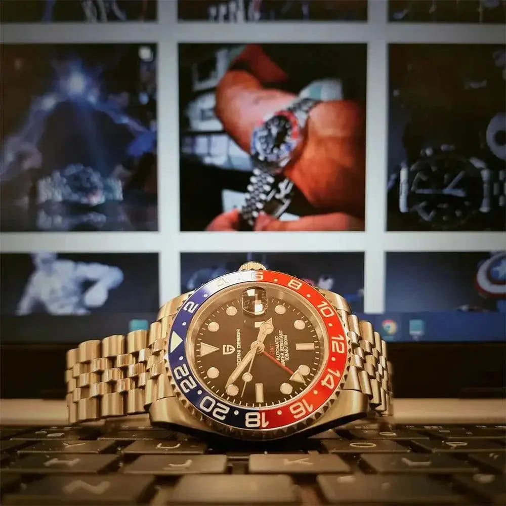 Pagani Design Dual Time Zone GMT Luxury Wristwatch