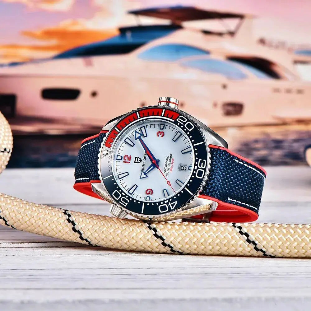 PAGANI Design Luxury Automatic Watch Sapphire Glass