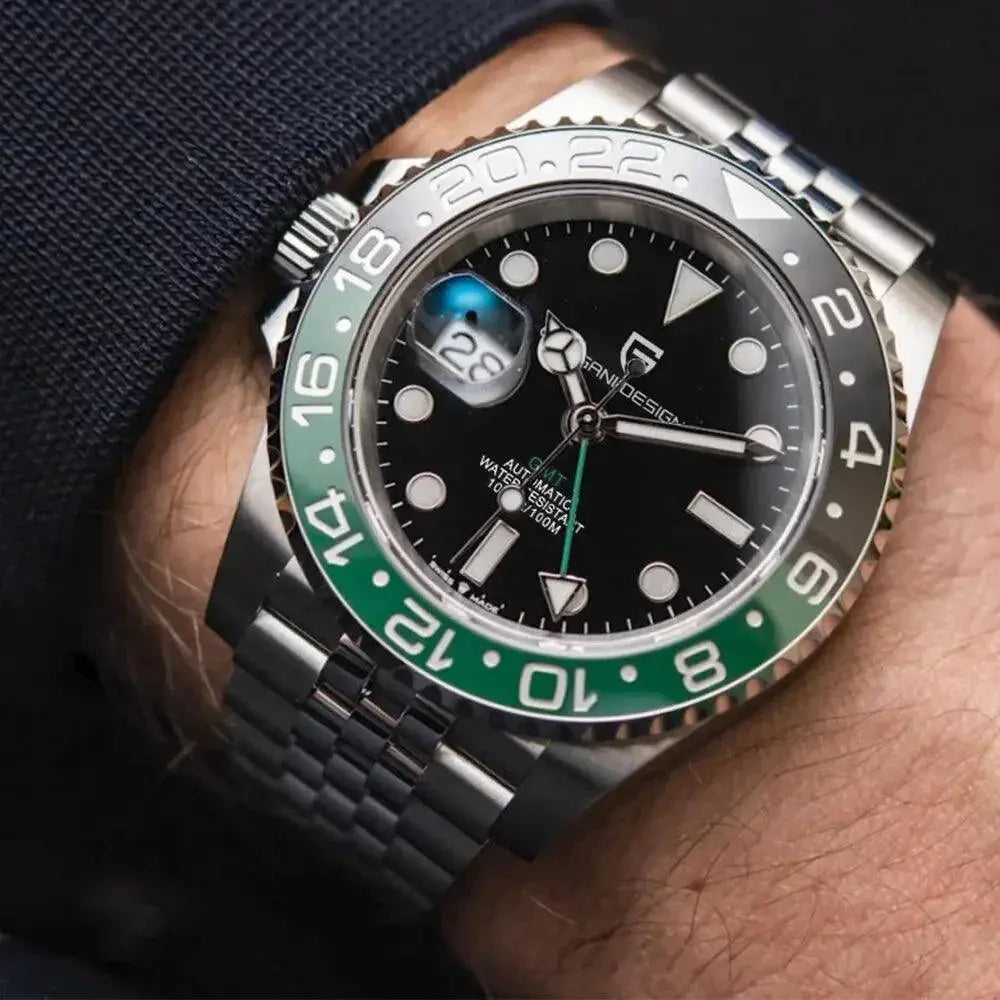 Pagani Design Luxury GMT Mechanical Wristwatch Adventure
