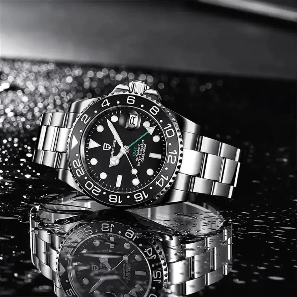 Pagani Design Luxury GMT Mechanical Wristwatch Adventure