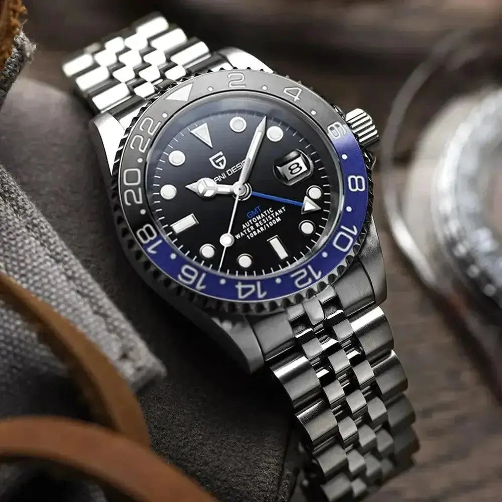 Pagani Design Luxury GMT Mechanical Wristwatch Adventure