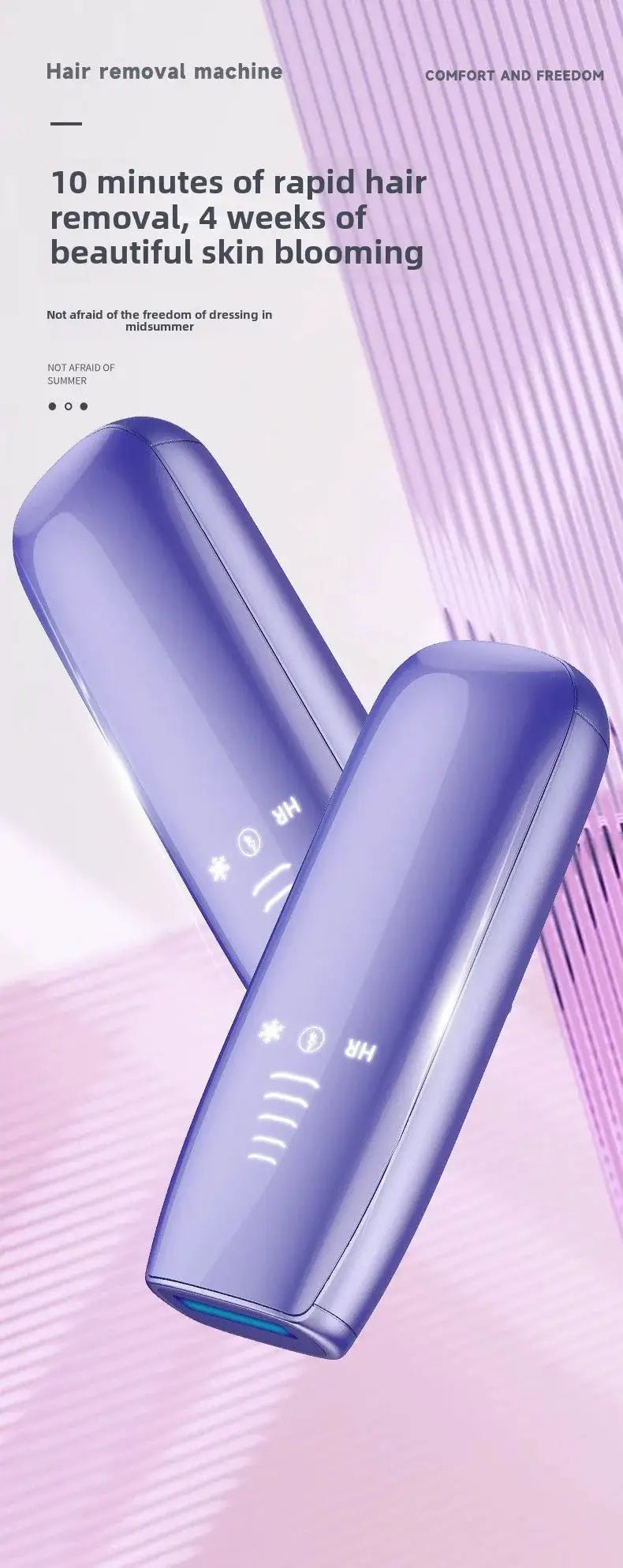 Pain-Free Hair Removal IPL Device Home