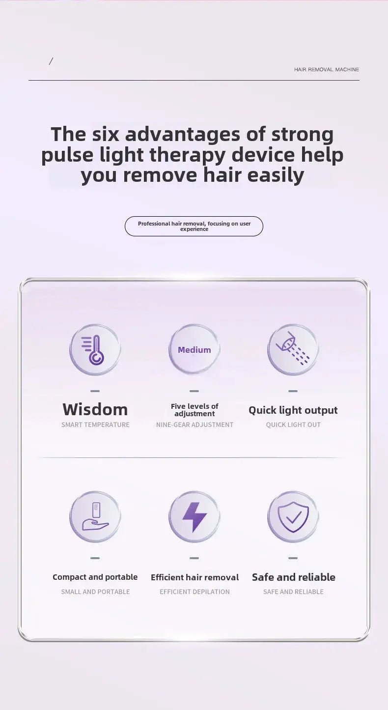 Pain-Free Hair Removal IPL Device Home