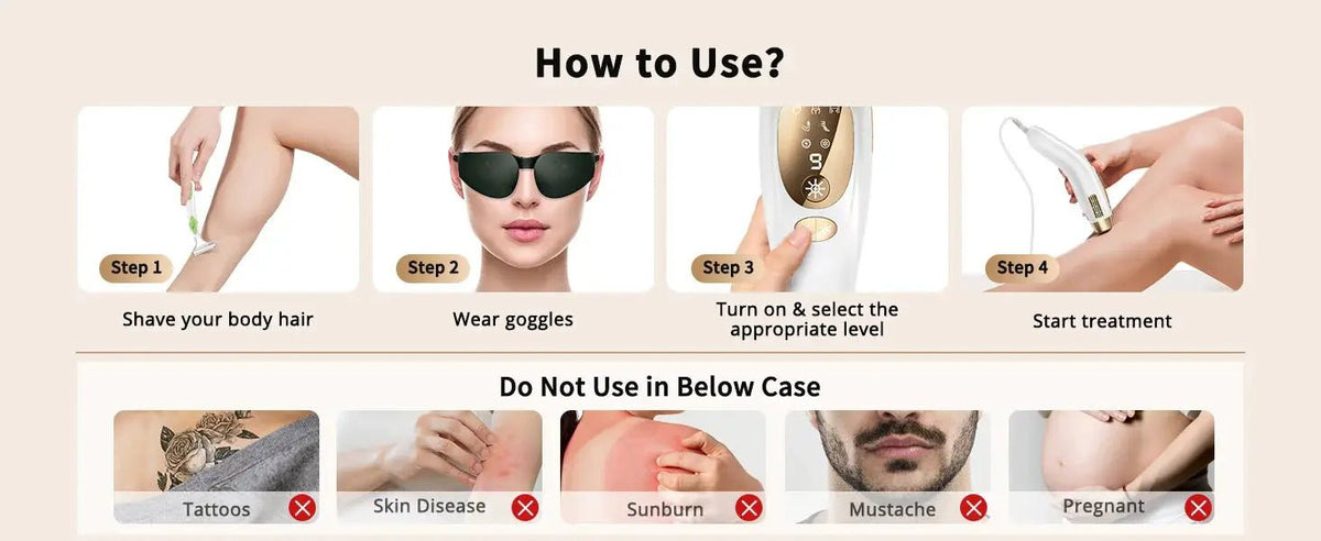 Pain-Free IPL Epilator for Home Use — product view 15