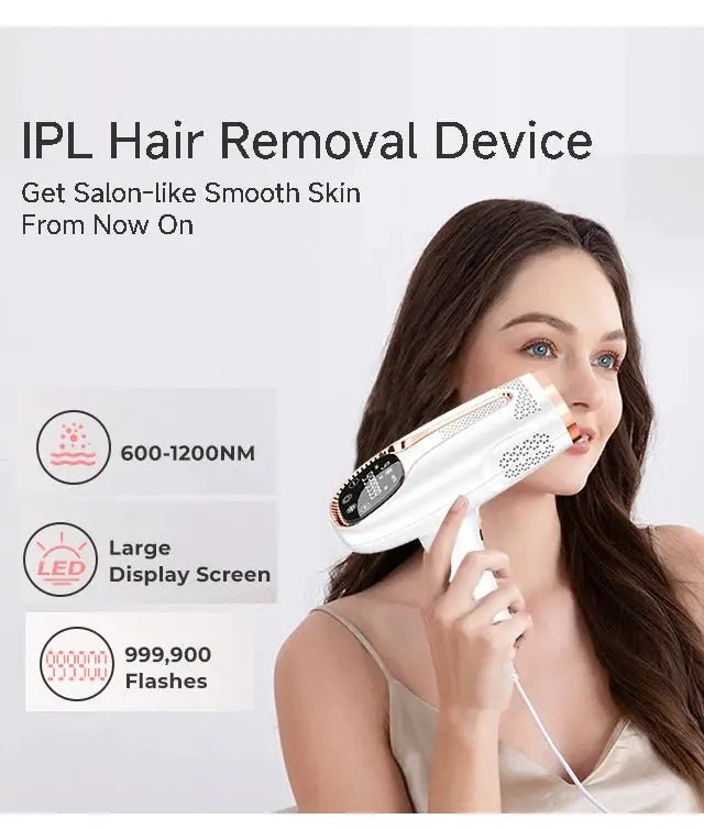 Pain-Free IPL Hair Removal Device for Women