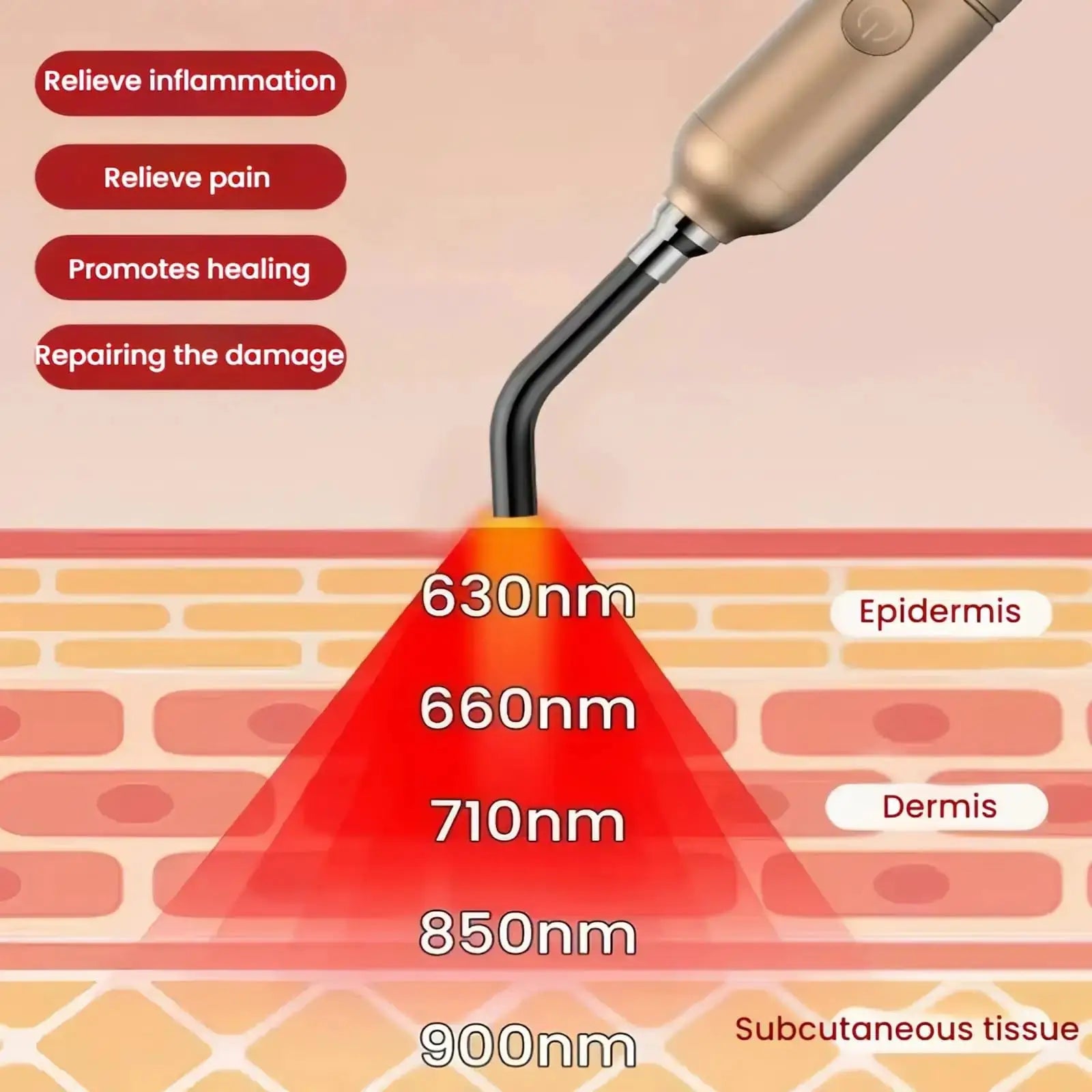 Pain Relief Red Light Therapy Device