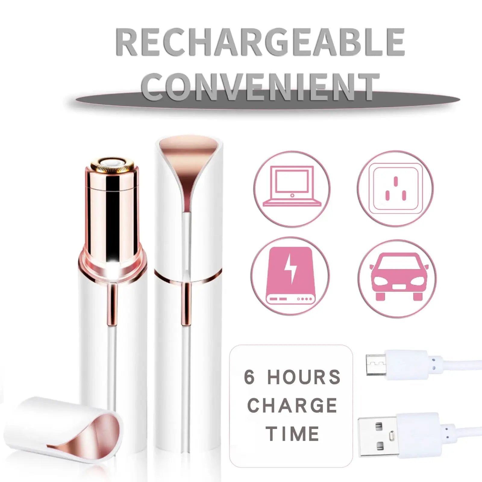 Painless Facial Hair Remover for Travel