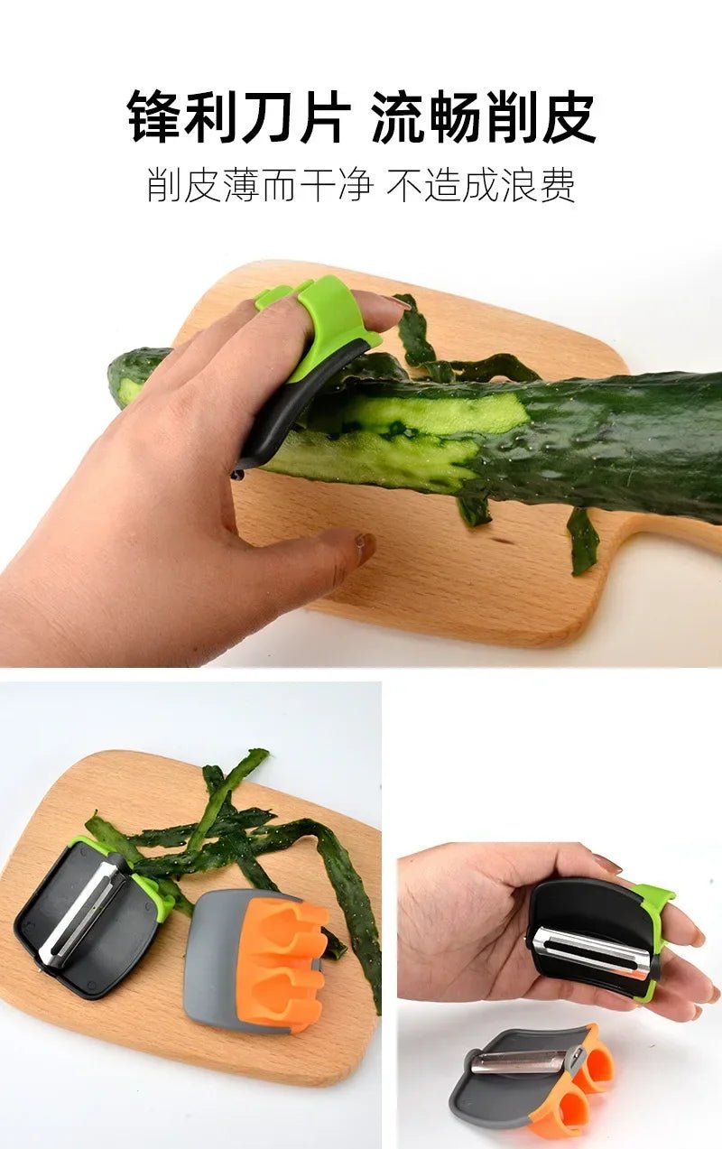 Palm Peeler For Vegetables And Fruits Slicer Kitchen Tool Easy Prep Fast Results