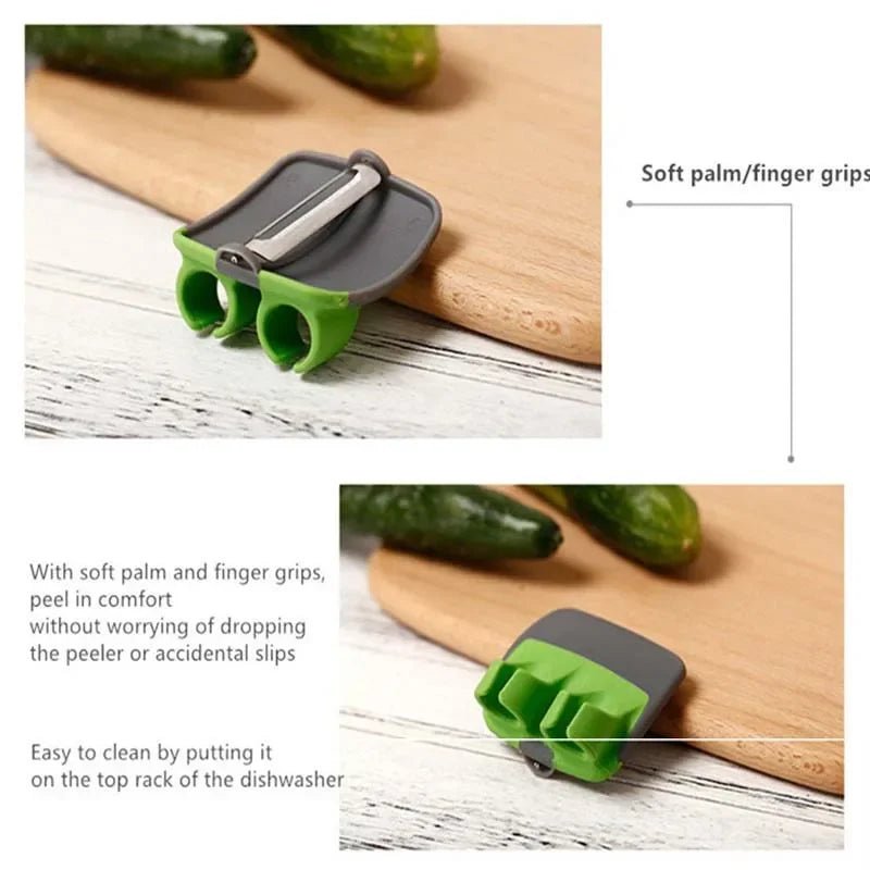 Palm Peeler For Vegetables And Fruits Slicer Kitchen Tool Easy Prep Fast Results