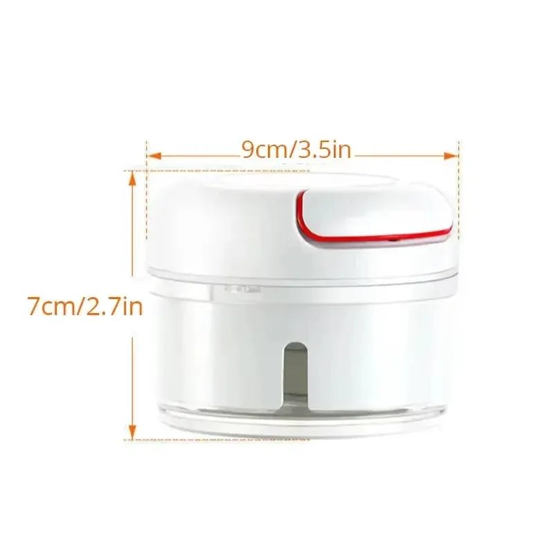 Palm Sized Garlic Grinder Handheld Kitchen Tool For Effortless Prep