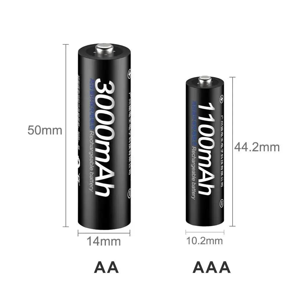 Palo Rechargeable Camera Toy Batteries Long Lasting Power