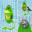 Parrot Feeder Hanging Cage Fruit Vegetable Container Bird Toy Holder
