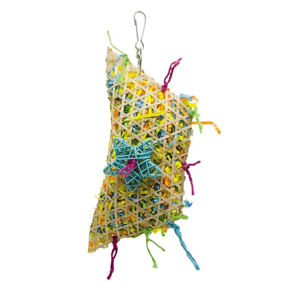 Parrot Foraging Chewing Toy With Bell For Pet Birds Fun