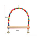 Parrot Swing & Chewing Toy Interactive Bird Cage Kit Set